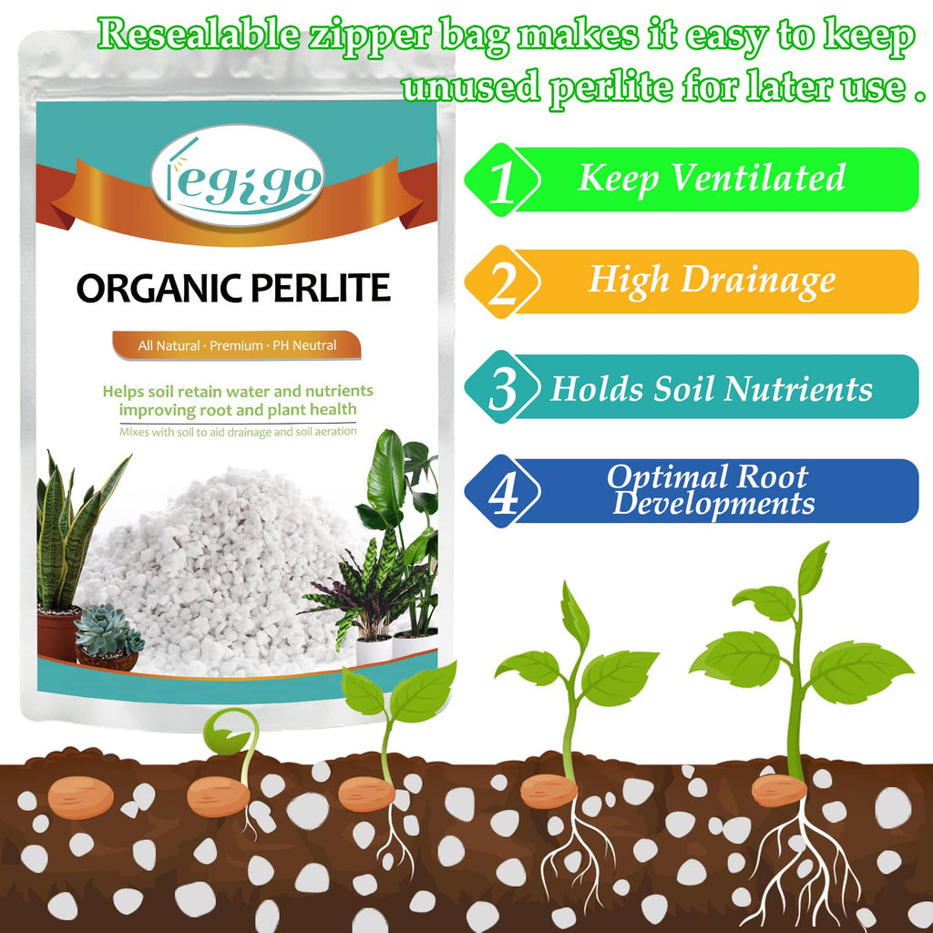4 Quarts Organic Perlite for Plants Z641
