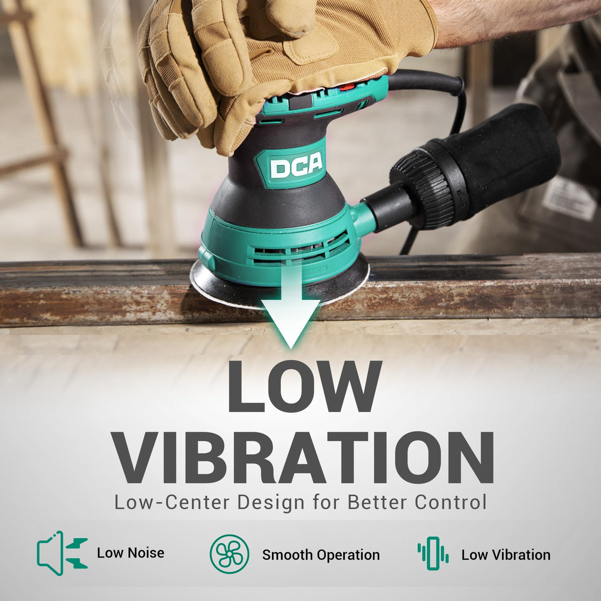 3.0 AMP Corded Random Orbital Sander 6 Speeds 5-Inch S879