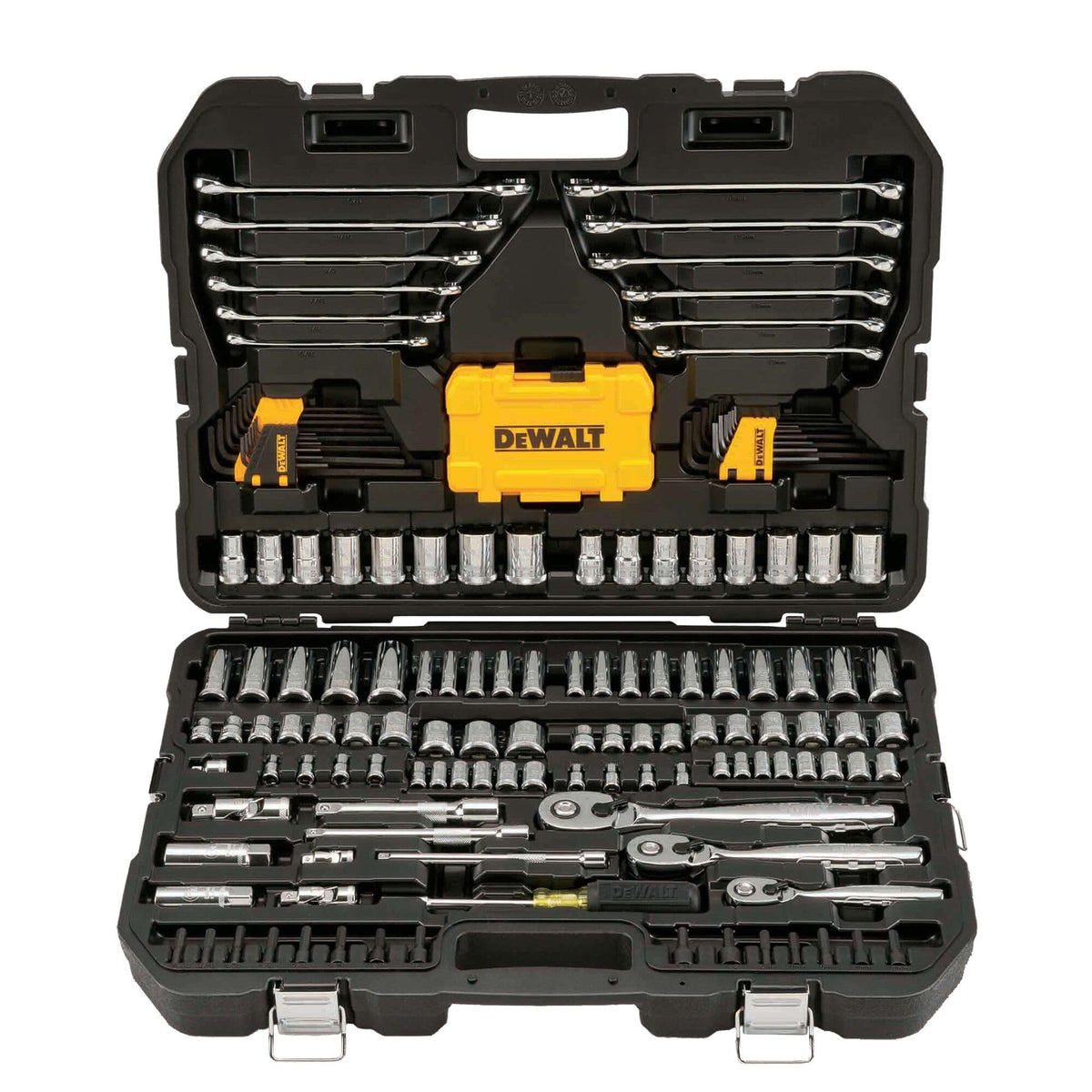 168-Piece Mechanic Tool Set with Case, Metric and Standard C863742