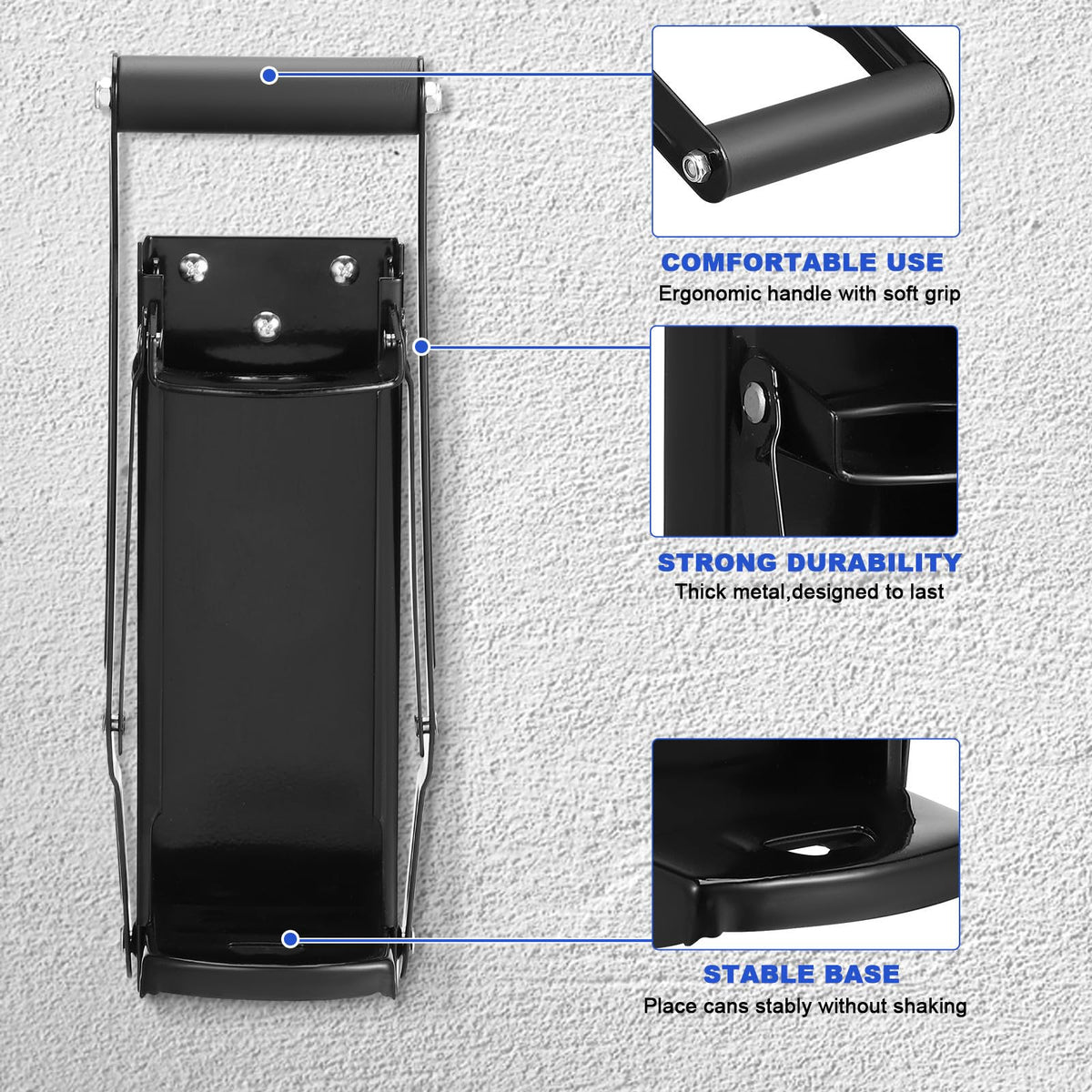 Stainless Steel Wall Mounted Can Crusher B846872