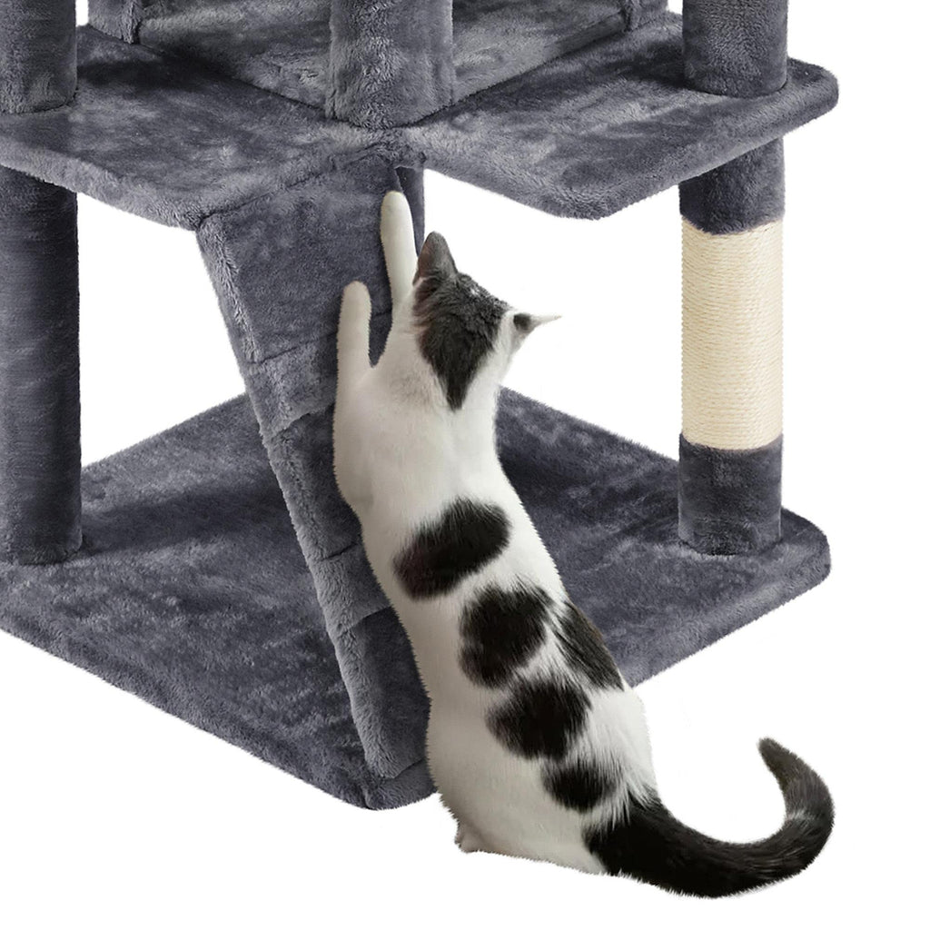 70in Cat Tree with Sisal Scratching Post A488