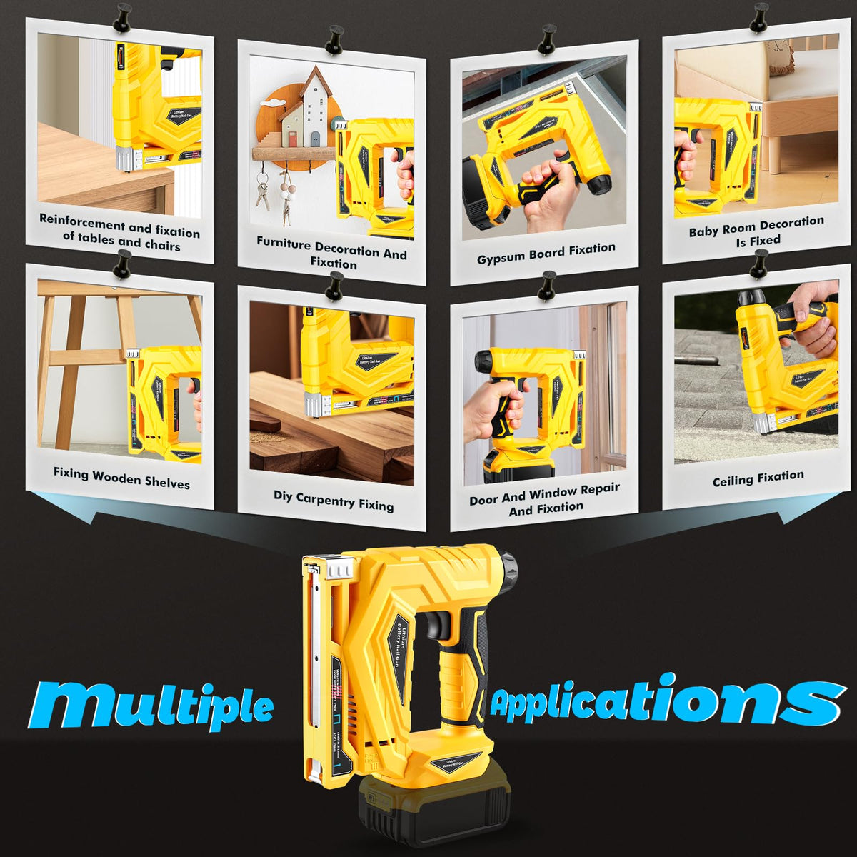 18 Gauge Cordless Brad Nailer and Narrow Crown Stapler M901