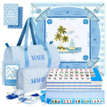 American Mahjong Set with 166 Tiles, Mat, 4 Racks, Dice, Chips, Bags & Instruction V310336
