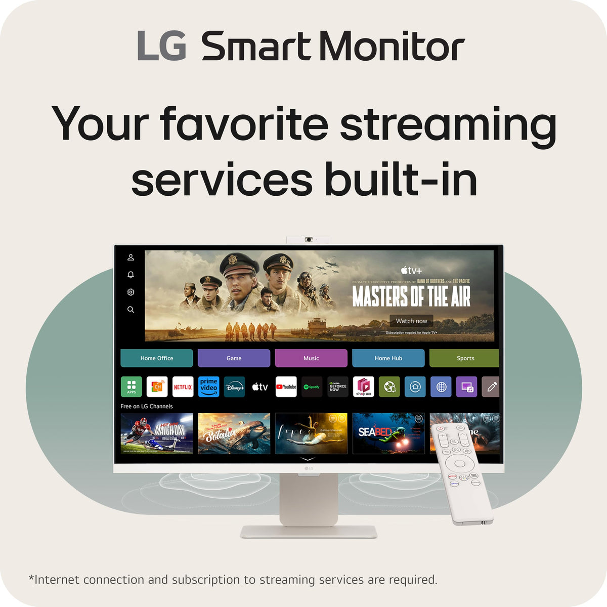 32-inch 4K UHD IPS White Smart Monitor L341