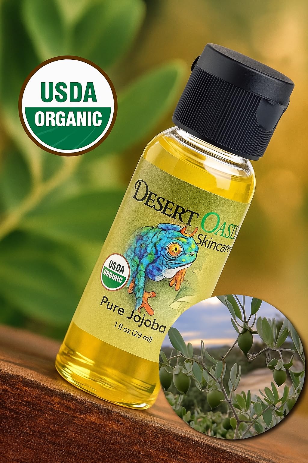 USDA Certified Organic Jojoba Oil 1 fl oz D772717