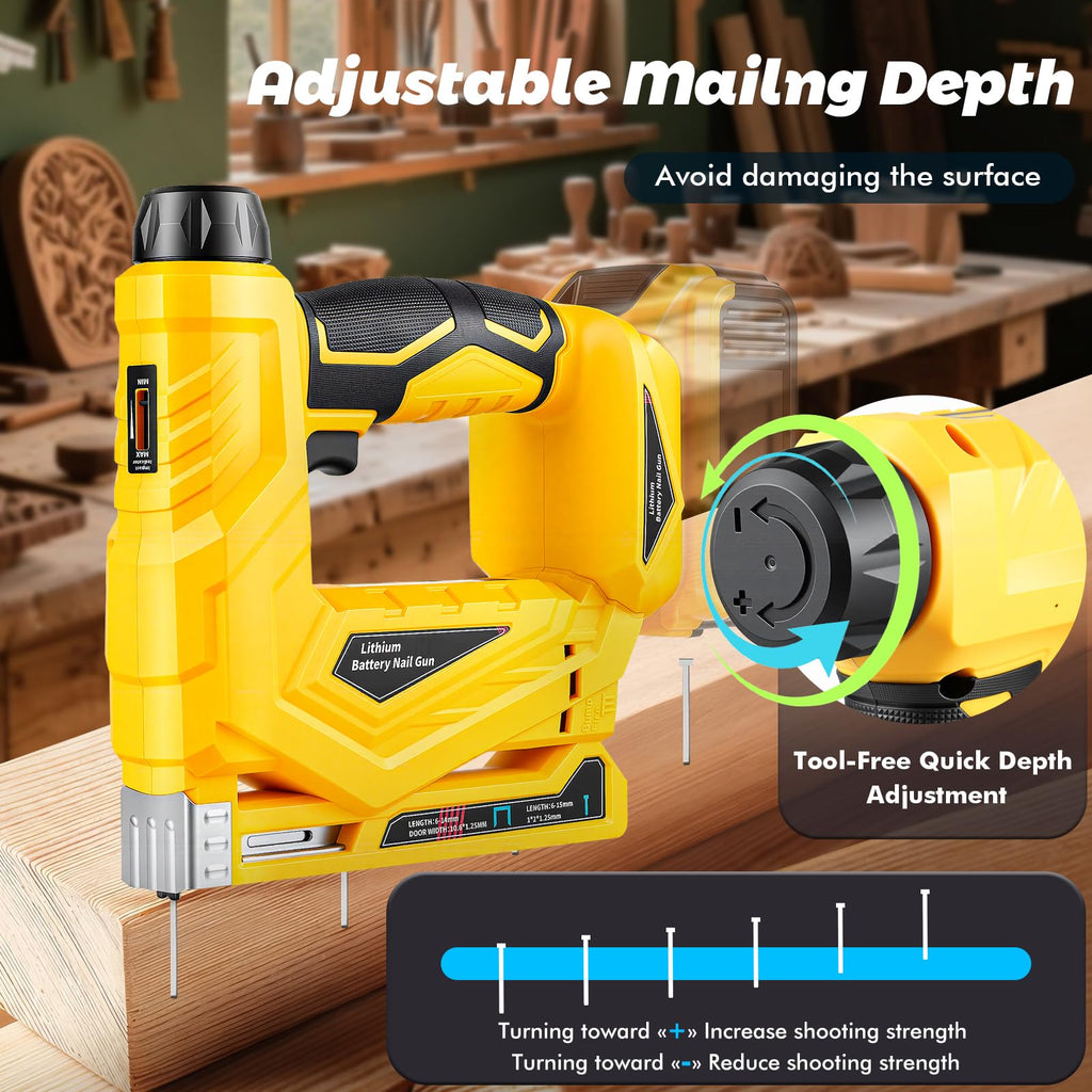 18 Gauge Cordless Brad Nailer and Narrow Crown Stapler M901