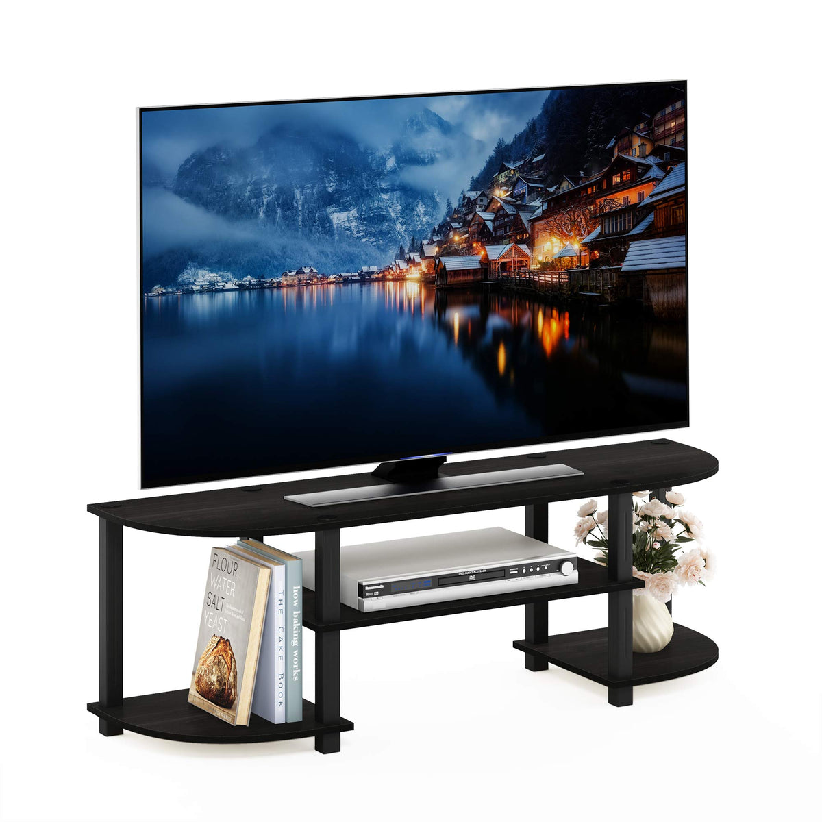 Black 3-Tier TV Stand G977348