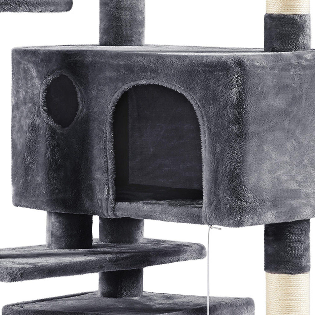 70in Cat Tree with Sisal Scratching Post A488
