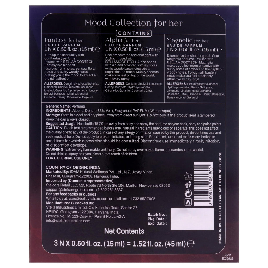 3 Pc EDP Spray Gift Set 0.5oz E36074