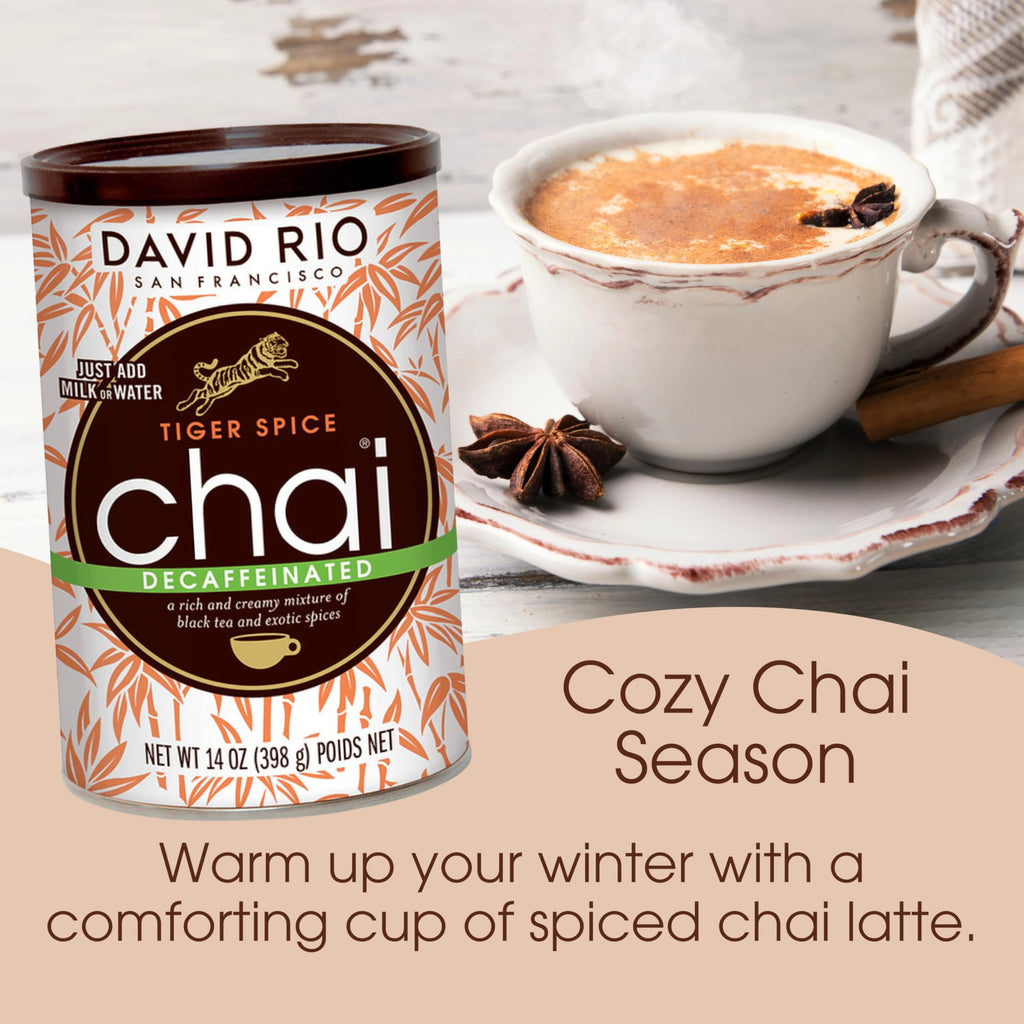 Decaffeinated Chai Tea Latte Mix, 14 Oz W783