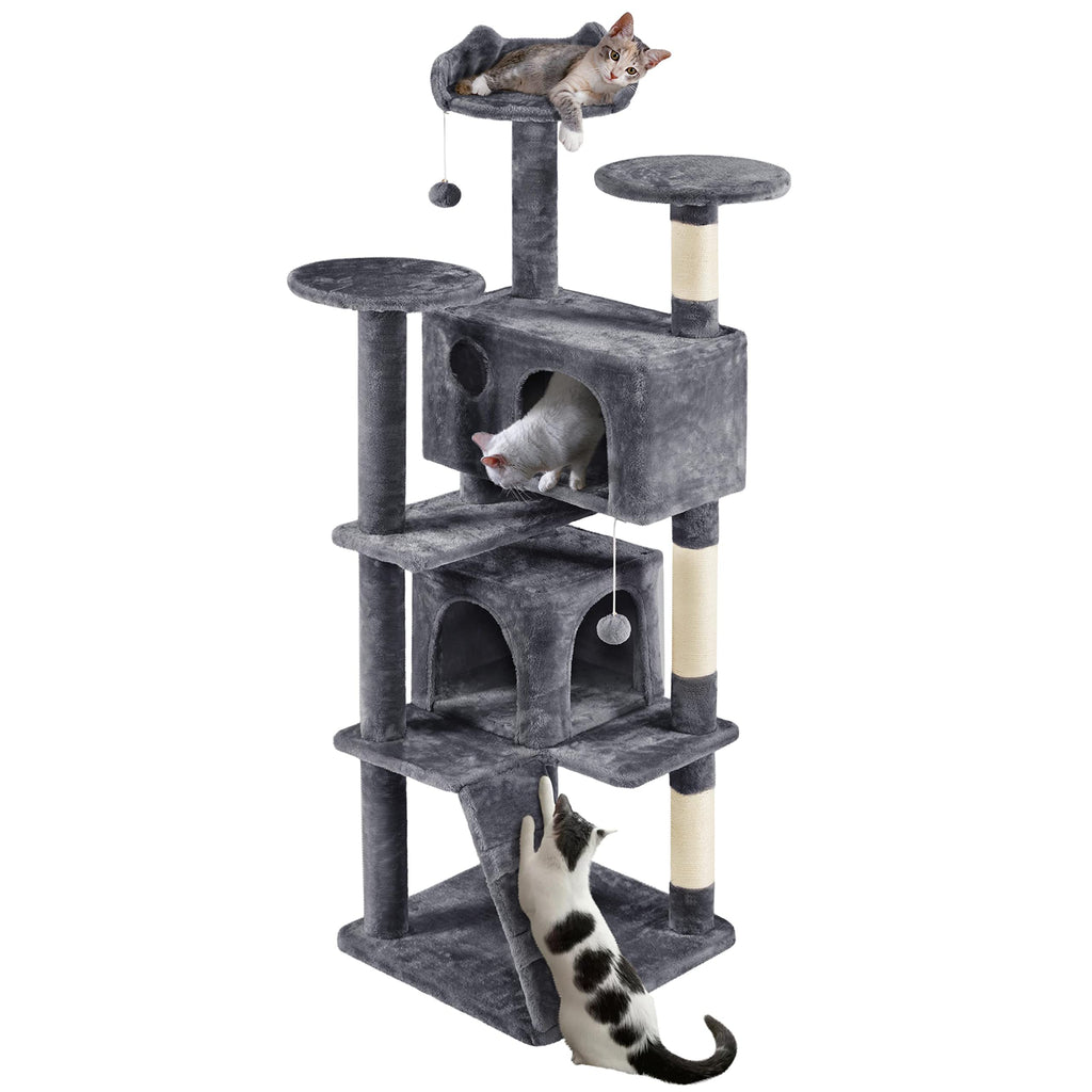 70in Cat Tree with Sisal Scratching Post A488