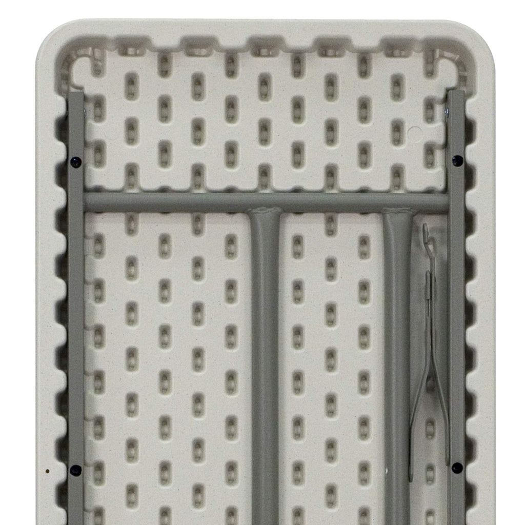 15 Pack 6-Foot Granite White Plastic Folding Training Table G88564