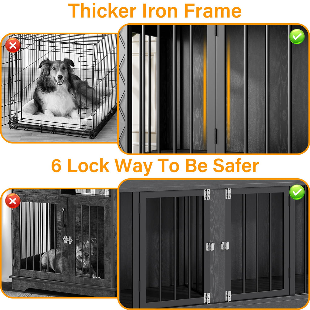 Large Heavy Duty Dog Crate Furniture Y330524