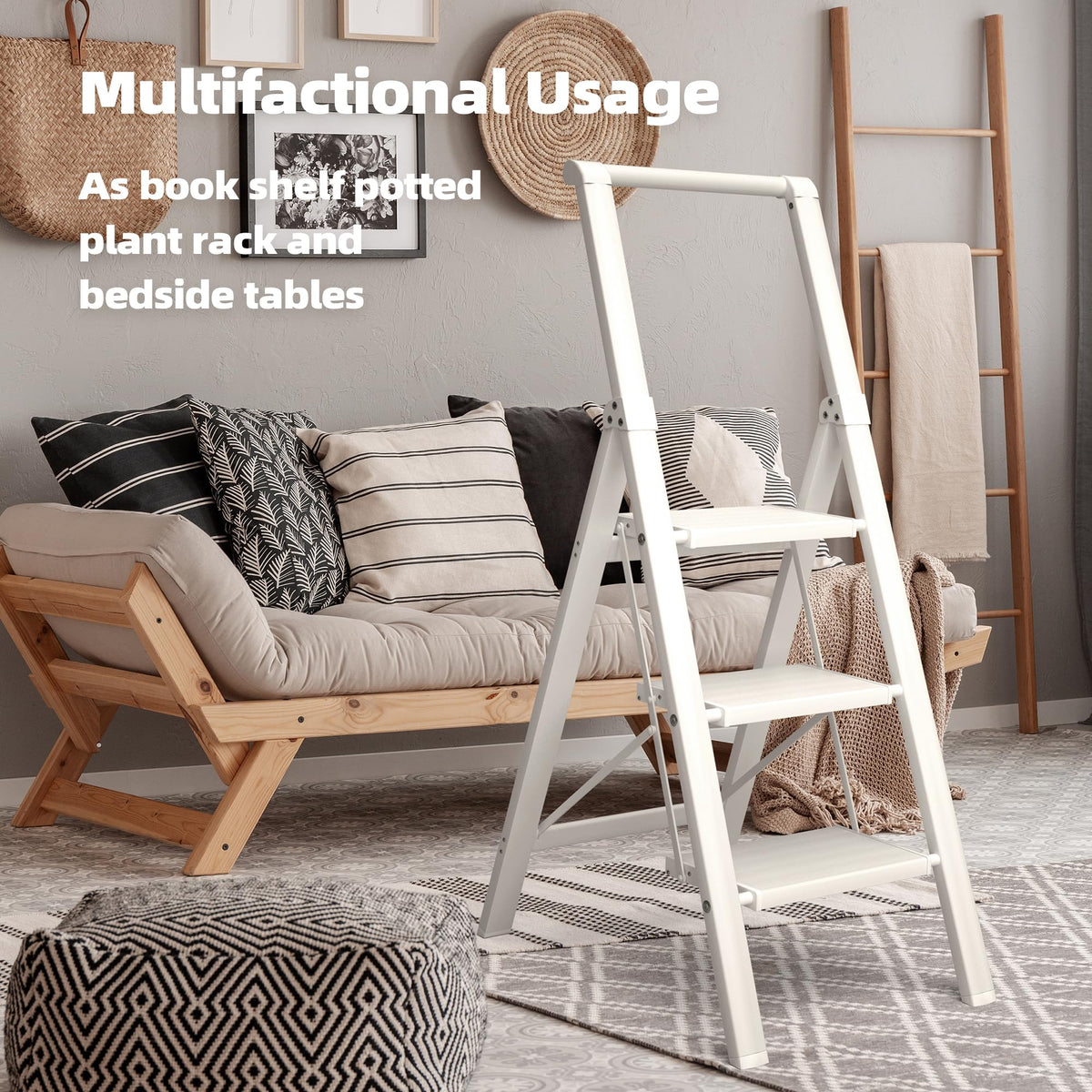 Aluminum 3 Step Ladder D531