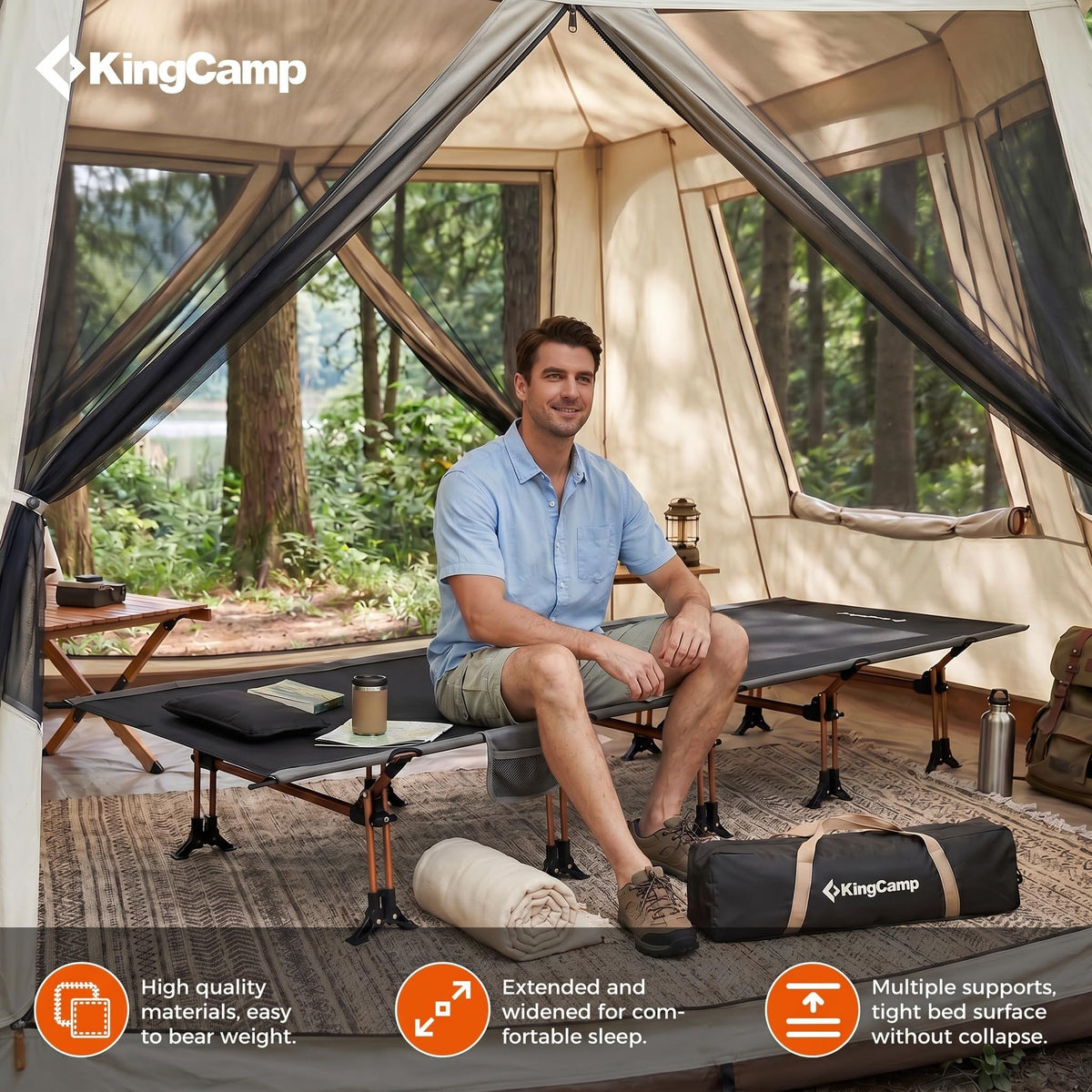 Lightweight Camping Cot N663