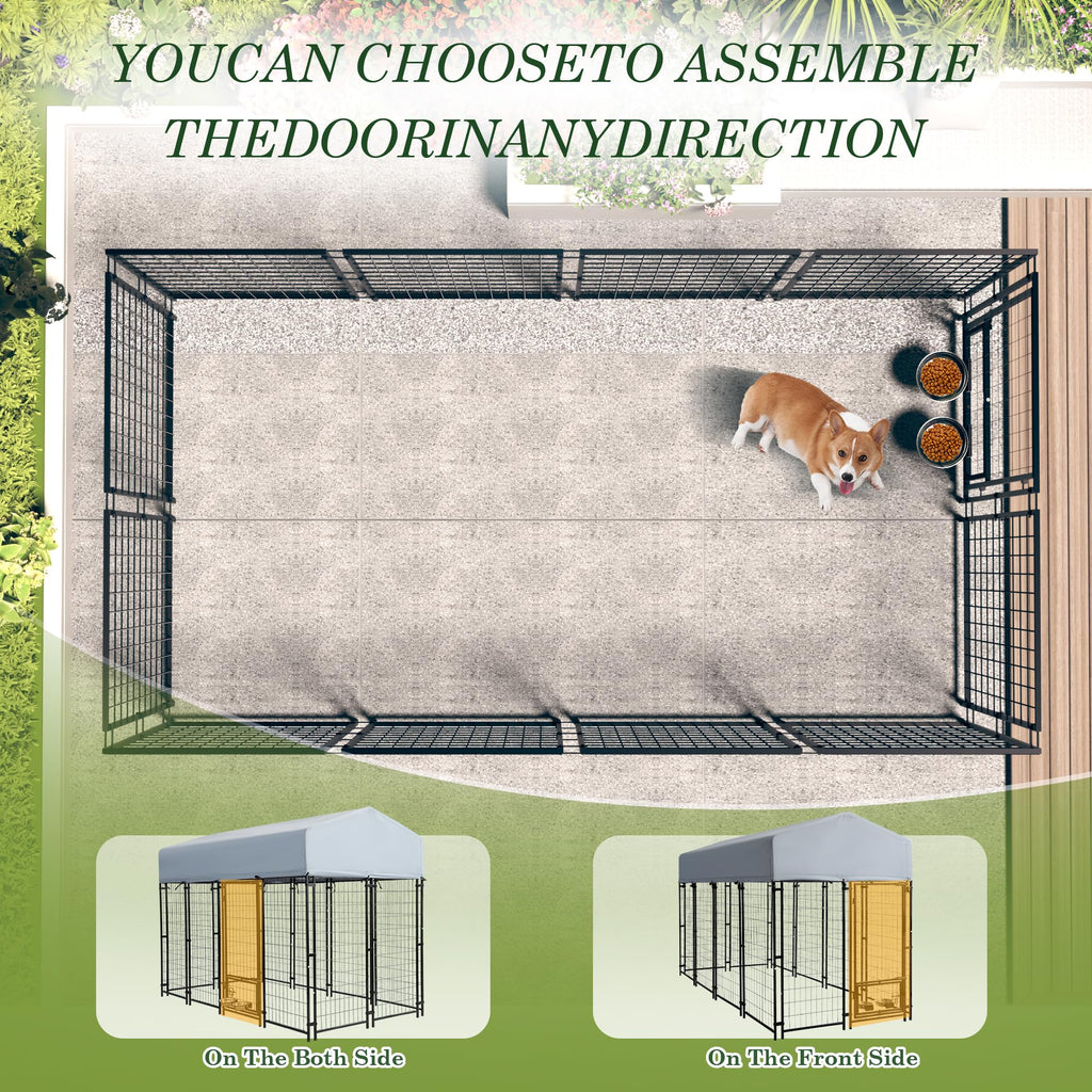 8x4x5.7 FT Outdoor Dog Kennel Y2836